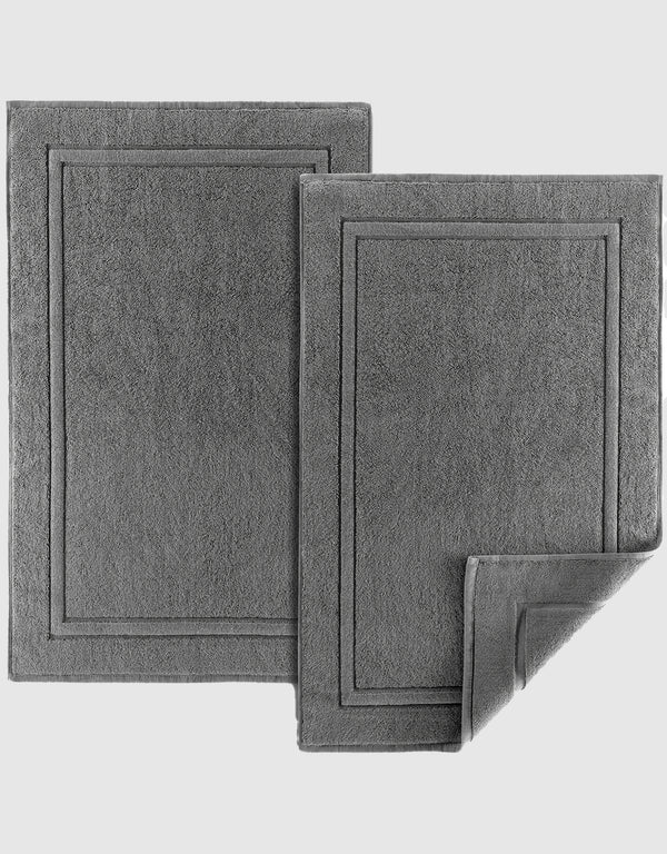 Soft & Absorbent Luxury Cotton Bath Mat (2Pieces Pack)